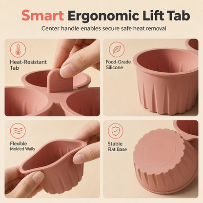 Silicone baking tin for an air fryer