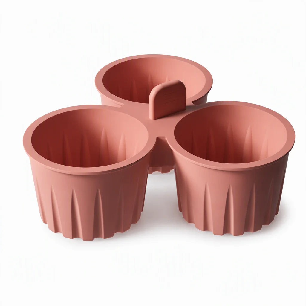 Silicone baking tin for an air fryer