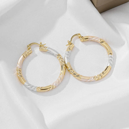 💥Women's Elegant Twisted Hoop Earrings