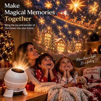 🎄 Magical Christmas Projection Night Light – Transform Any Room Into A Holiday Wonderland