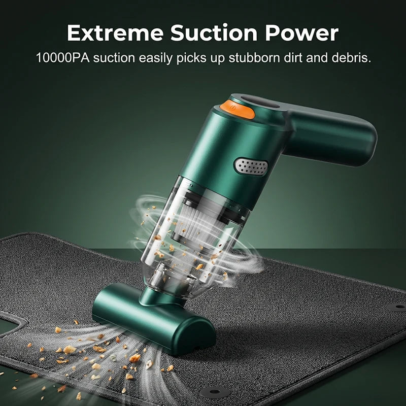 🚗💨 Cordless Car Vacuum – Powerful Pa Suction Without the Hassle!