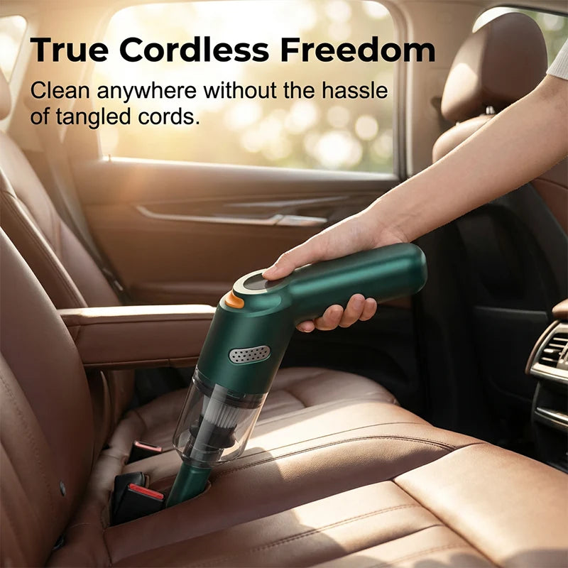 🚗💨 Cordless Car Vacuum – Powerful Pa Suction Without the Hassle!