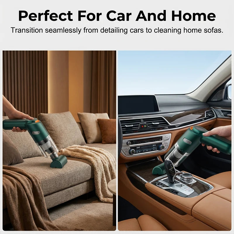 🚗💨 Cordless Car Vacuum – Powerful Pa Suction Without the Hassle!