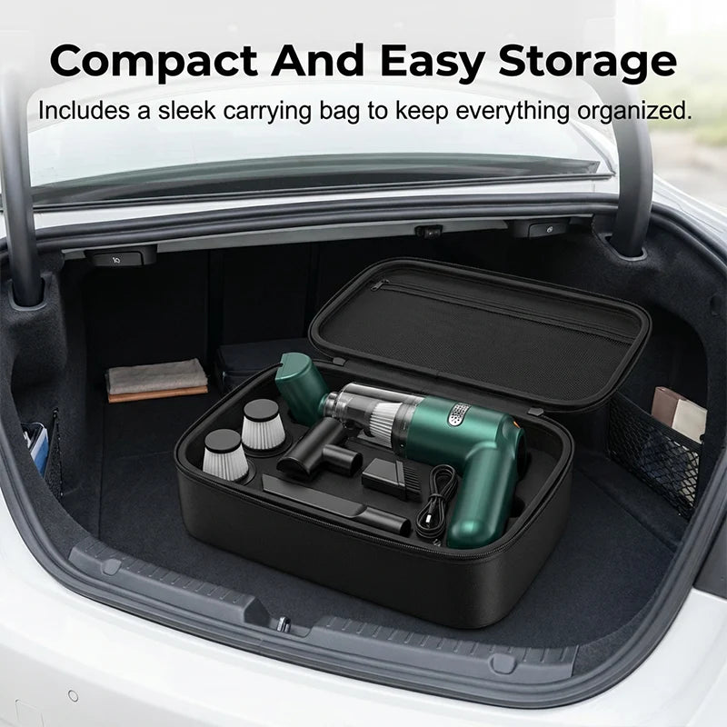 🚗💨 Cordless Car Vacuum – Powerful Pa Suction Without the Hassle!