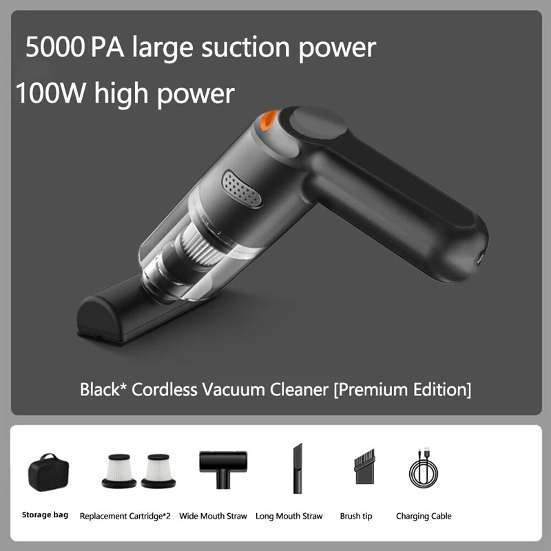 🚗💨 Cordless Car Vacuum – Powerful Pa Suction Without the Hassle!