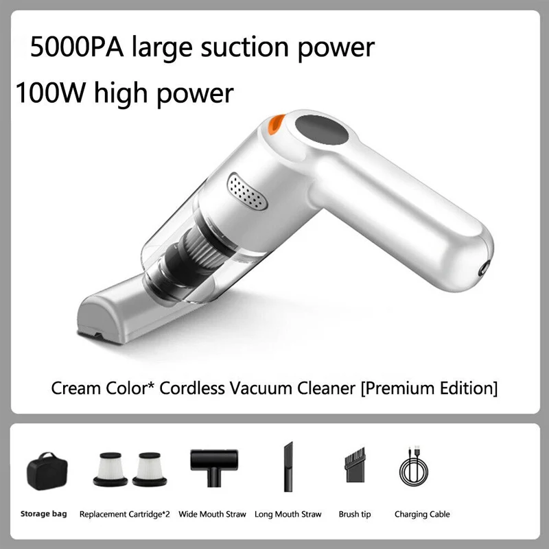 🚗💨 Cordless Car Vacuum – Powerful Pa Suction Without the Hassle!