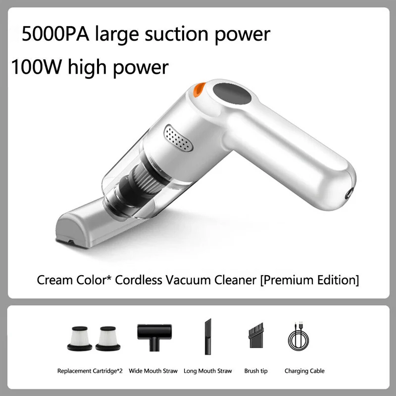 🚗💨 Cordless Car Vacuum – Powerful Pa Suction Without the Hassle!