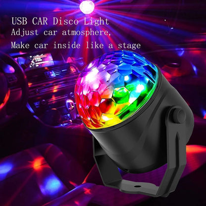 🔥Colorful Rotating Magic Disco Ball Light