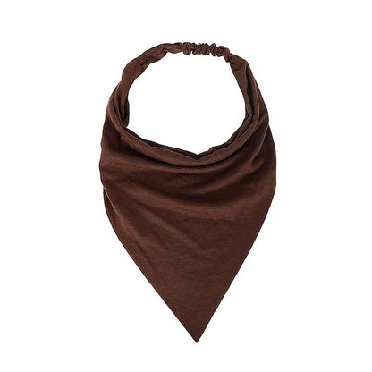 Elastic Triangle Hair Scarf for Women