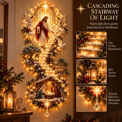✨ Jesus Light Of Heaven Christmas Wall Hanging✝️