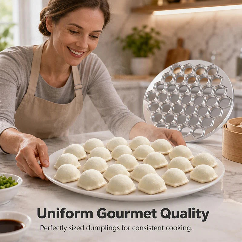 🥟 37-Hole Quick Dumpling Maker – Make 37 Dumplings at Once