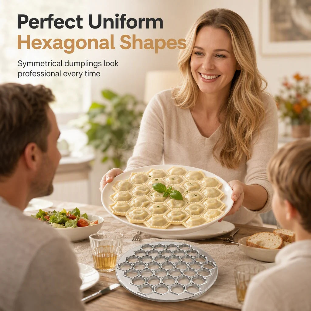 🥟 37-Hole Quick Dumpling Maker – Make 37 Dumplings at Once