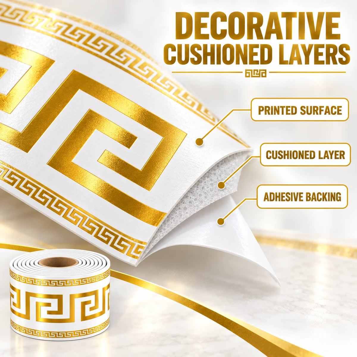 Self-Adhesive Skirting Board Border Sticker🧱🔰