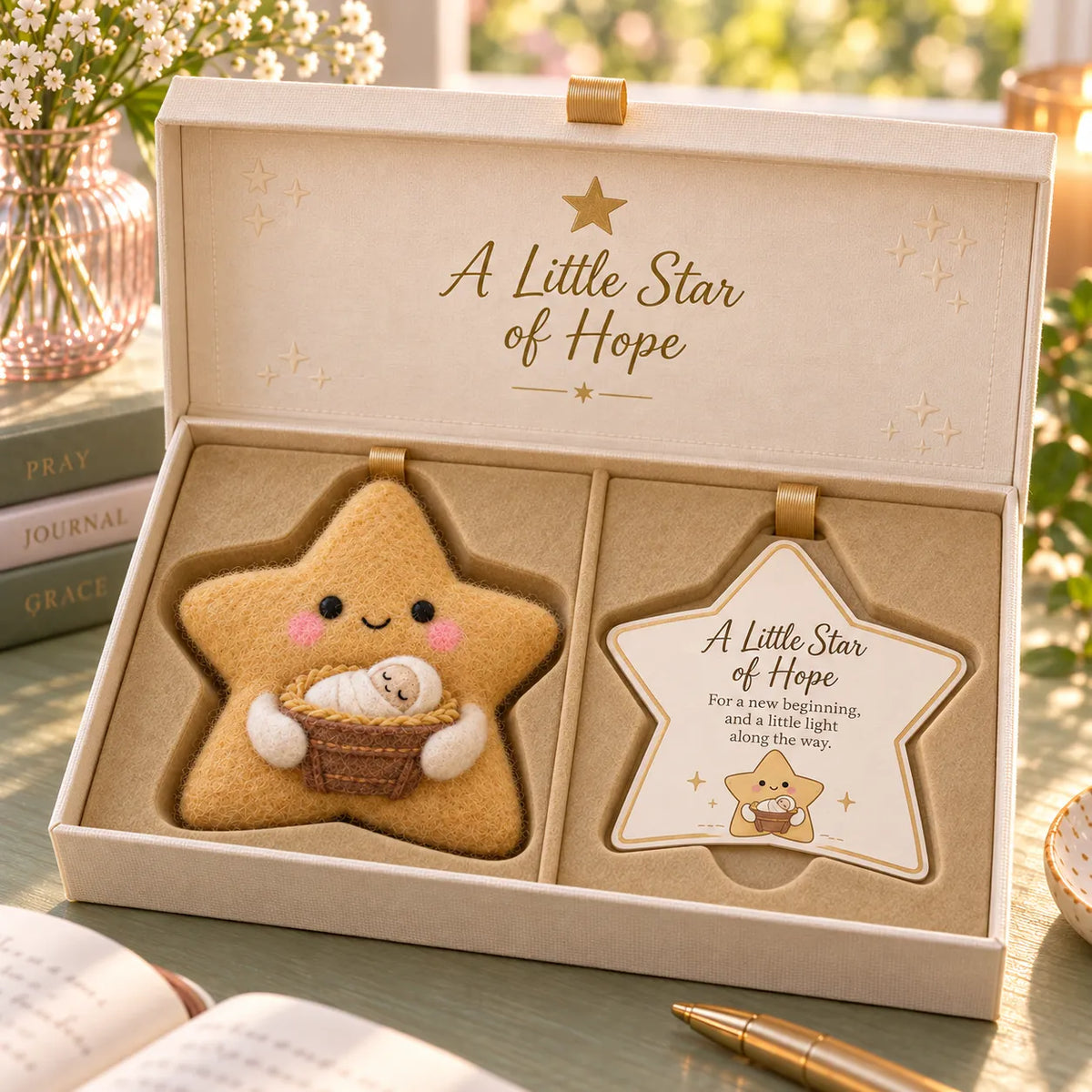 ✝️ Faith-inspired Felt Keepsake Gift Set | 6 Meaningful Designs With Matching Message Card & Gift Box 🎁