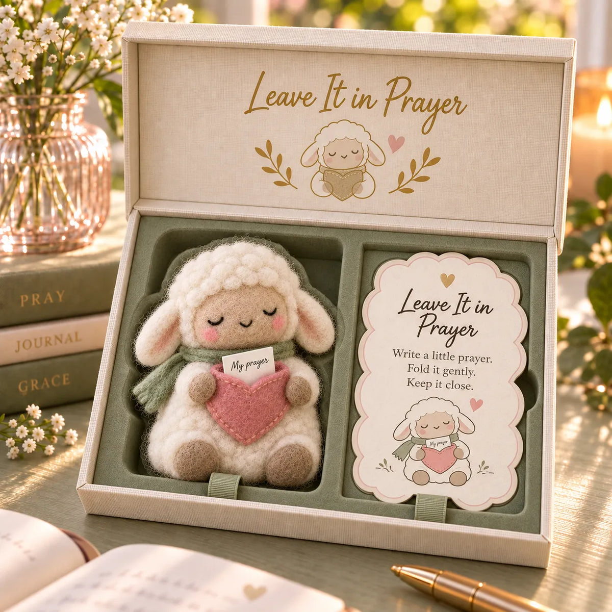 ✝️ Faith-inspired Felt Keepsake Gift Set | 6 Meaningful Designs With Matching Message Card & Gift Box 🎁