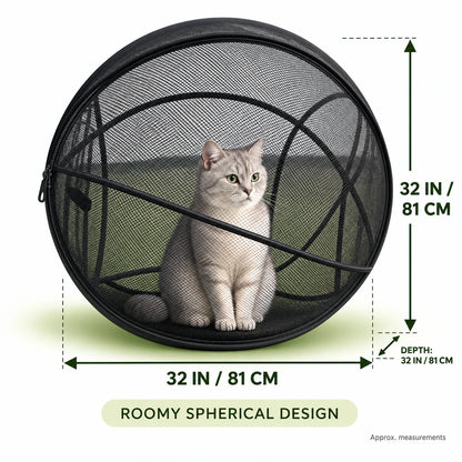 🐱🌿 Freshair Cat Haven™ – Pop-up Mesh Playpen🔥