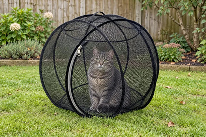 🐱🌿 Freshair Cat Haven™ – Pop-up Mesh Playpen🔥
