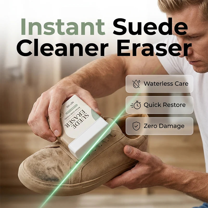👟✨ Suede Eraser Cleaner – waterless, removes scuffs & dirt from suede, nubuck, shoes & bags. Quick & easy! 🧽✅