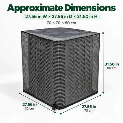 ❄️ Heavy-Duty Mesh AC Cover – All-Season Outdoor Protection