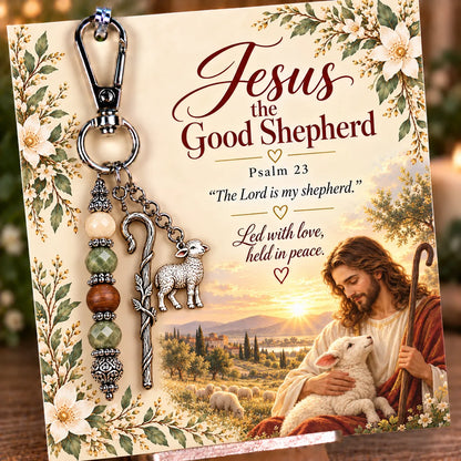 ✝️ Christian Scripture Keepsake Keychain | 23 Faith-Inspired Designs with Matching Devotional Card 🤍