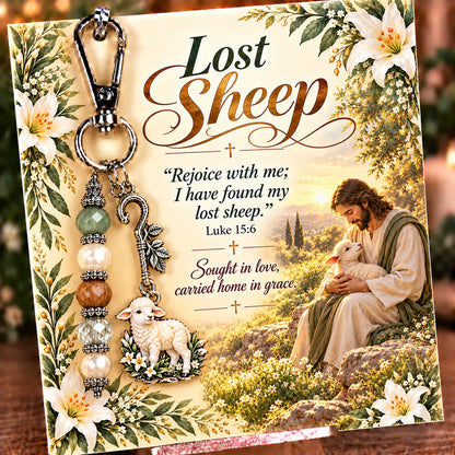 ✝️ Christian Scripture Keepsake Keychain | 23 Faith-Inspired Designs with Matching Devotional Card 🤍