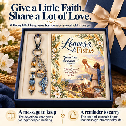 ✝️ Christian Scripture Keepsake Keychain | 23 Faith-Inspired Designs with Matching Devotional Card 🤍