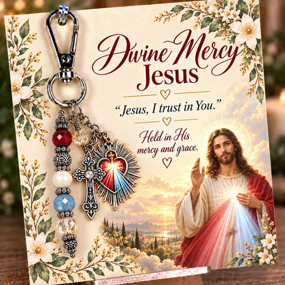 ✝️ Christian Scripture Keepsake Keychain | 23 Faith-Inspired Designs with Matching Devotional Card 🤍