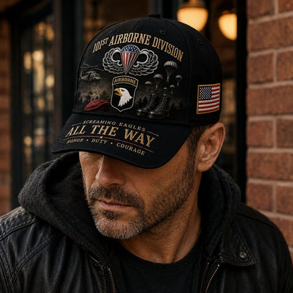 US Airborne Veteran Baseball Cap