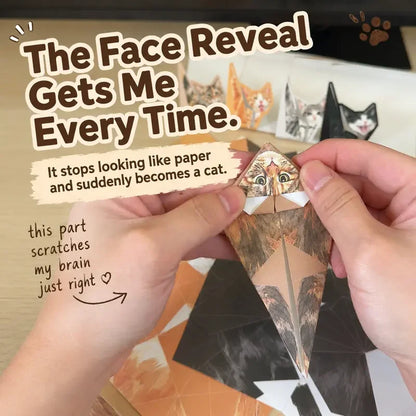 🐱Kitty World 3D Cat Origami Kit