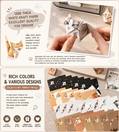 🐱Kitty World 3D Cat Origami Kit