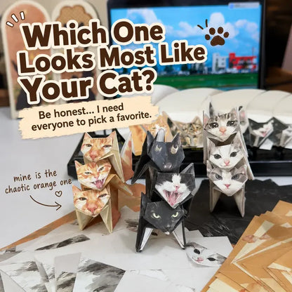 🐱Kitty World 3D Cat Origami Kit