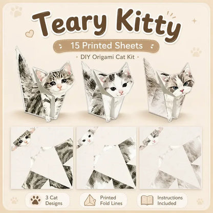 🐱Kitty World 3D Cat Origami Kit