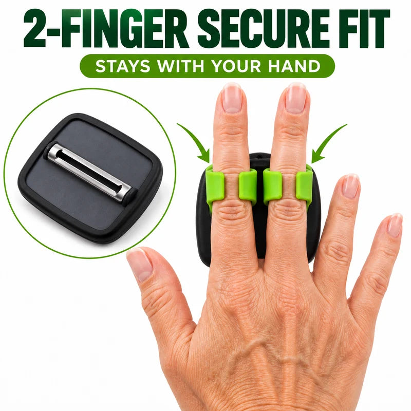 🥳2026 Hot Sale🥳💞50k+ Sold! 🔥BUY 1 GET 1 FREE❄️ ergonomic Two-finger Fruit And Vegetable Peeler