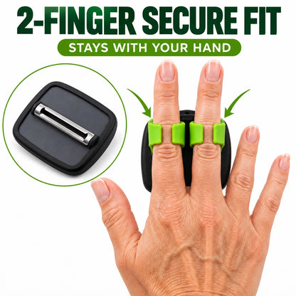🥳2026 Hot Sale🥳💞50k+ Sold! 🔥BUY 1 GET 1 FREE❄️ ergonomic Two-finger Fruit And Vegetable Peeler