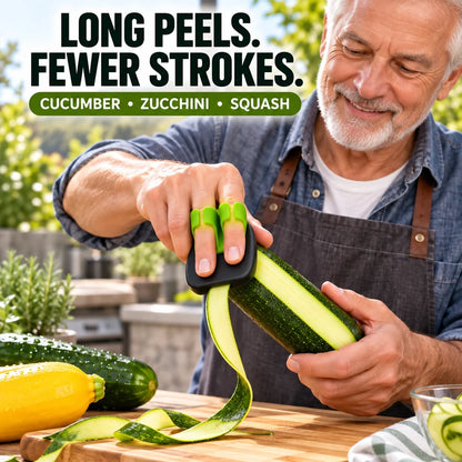 🥳2026 Hot Sale🥳💞50k+ Sold! 🔥BUY 1 GET 1 FREE❄️ ergonomic Two-finger Fruit And Vegetable Peeler