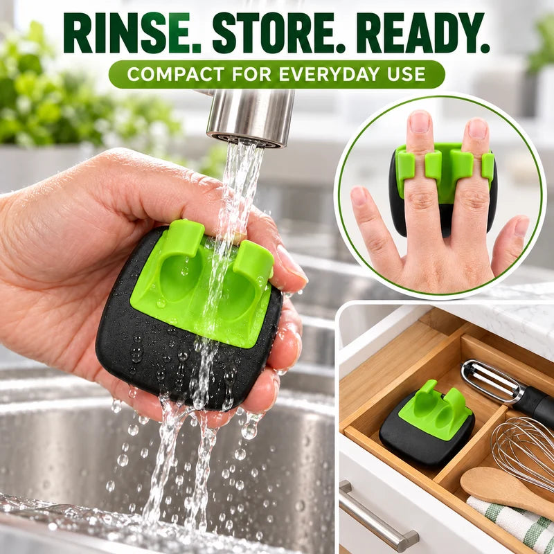 🥳2026 Hot Sale🥳💞50k+ Sold! 🔥BUY 1 GET 1 FREE❄️ ergonomic Two-finger Fruit And Vegetable Peeler