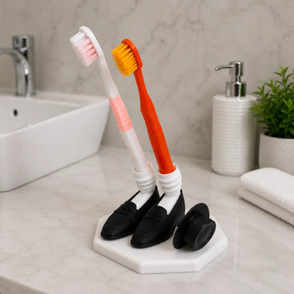 Anti-gravity 45° Lean Toothbrush Holder