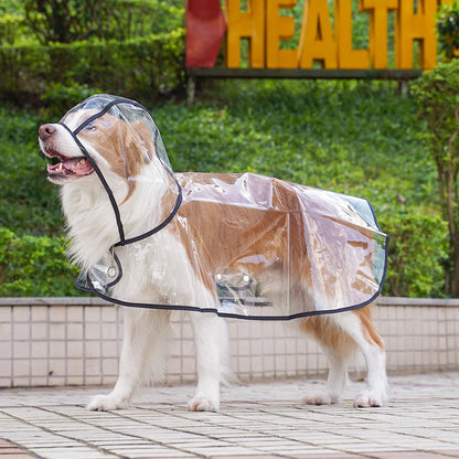 🌧️ Clear Dog Raincoat