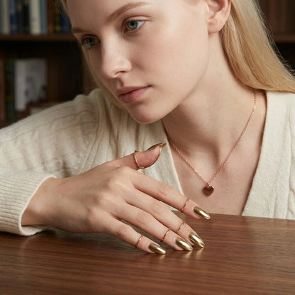 💍metal Fingertip Nail Ring ✨fashion Nail Jewelry Accessory