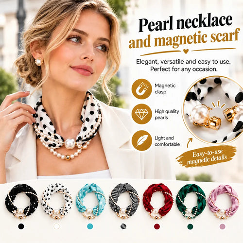 Pearl Scarf Necklace🫧📿