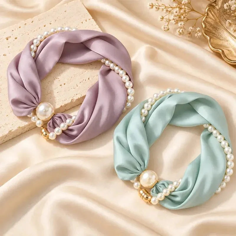Pearl Scarf Necklace🫧📿