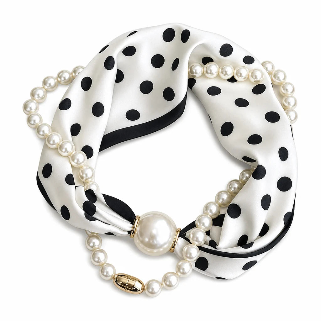Pearl Scarf Necklace🫧📿