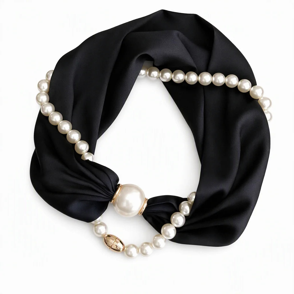 Pearl Scarf Necklace🫧📿