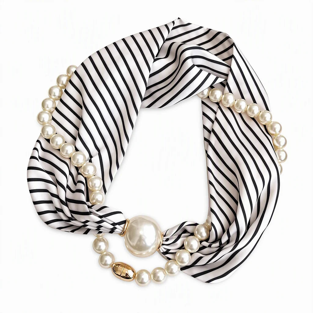 Pearl Scarf Necklace🫧📿