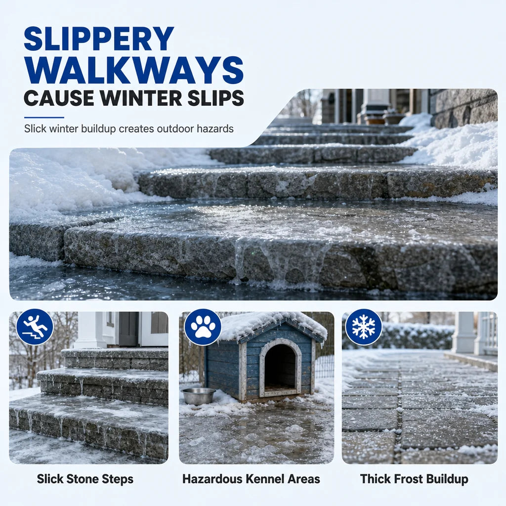 🔥Outdoor De-Icing & Snow Melting Spray – pet-safe, dissolves frost on contact. Clear steps, walkways & patios fast! 🛡️✅