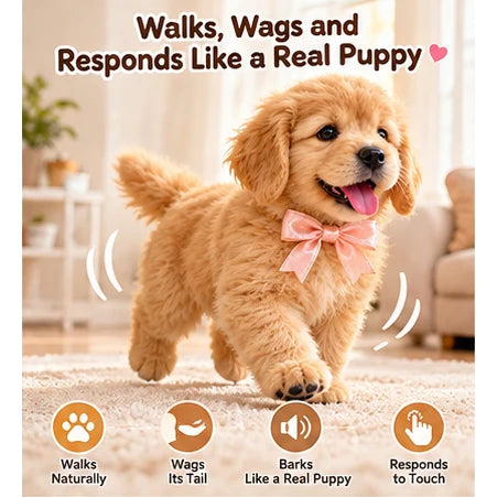 🐕🐾 Golden Buddy™ Realistic Robot Golden Retriever Puppy