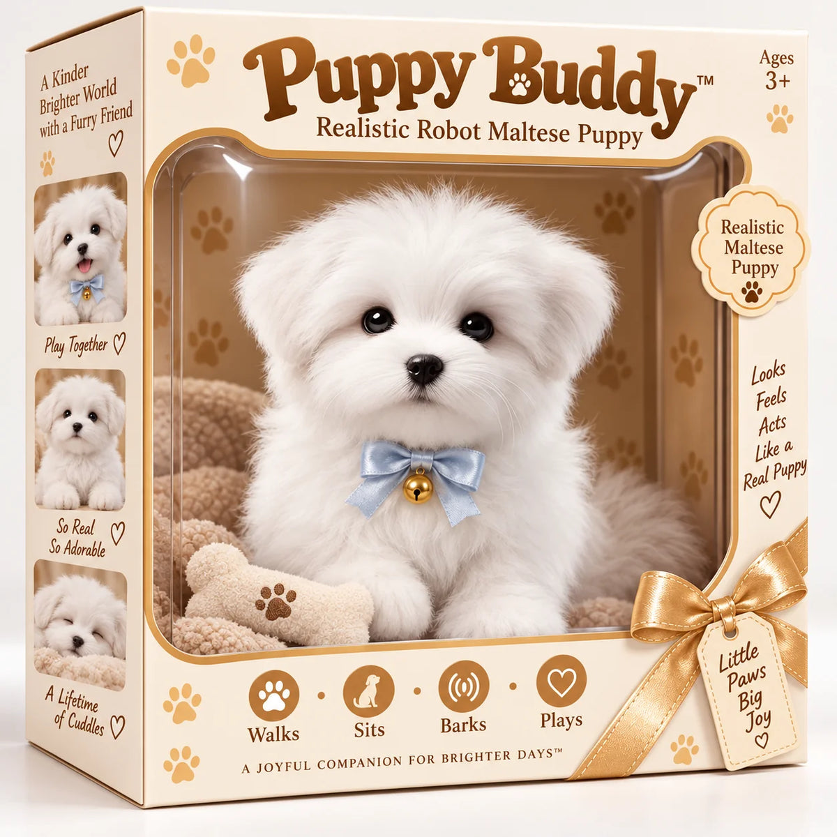 🐕🐾 Golden Buddy™ Realistic Robot Golden Retriever Puppy