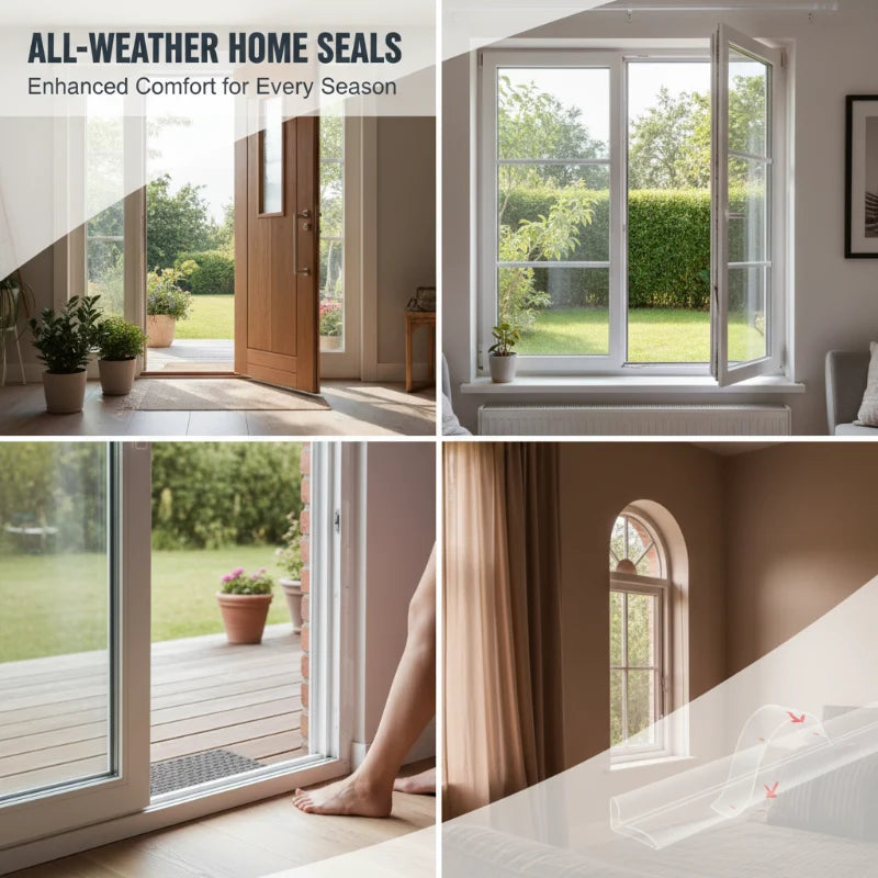 🌡️ 2026 Hot Sale🥳50k+ Sold! 💝self-adhesive Weather Stripping – Wind-proof, Insulates & Easy To Apply 🏠