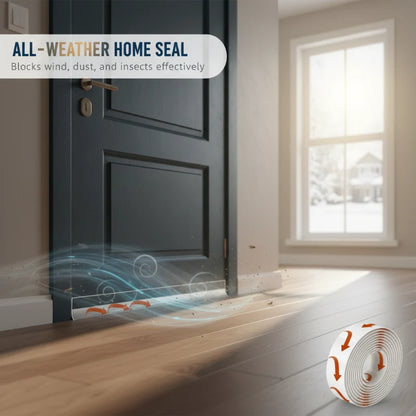 🌡️ 2026 Hot Sale🥳50k+ Sold! 💝self-adhesive Weather Stripping – Wind-proof, Insulates & Easy To Apply 🏠
