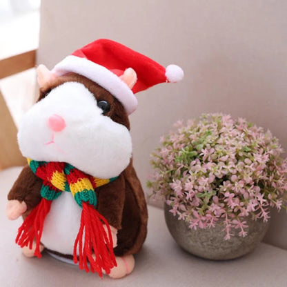 🐹✨Talking Hamster Plush – repeats whatever you say, auto head-shaking, hilarious fun for kids & adults.🔥